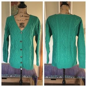 Aran Crafts Fisherman’s wool Cardigan (XS)